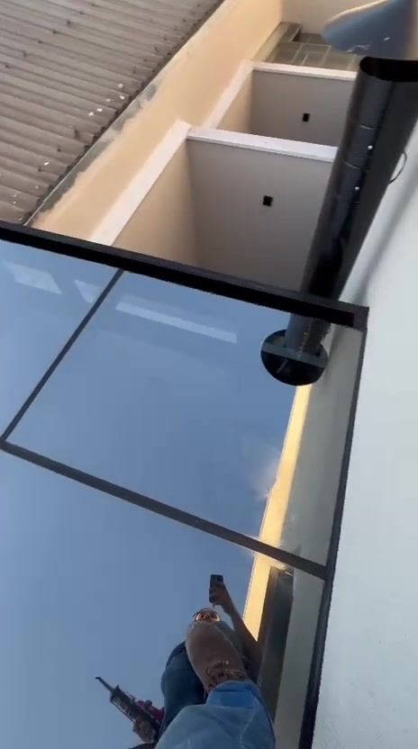Cobertura em vidro